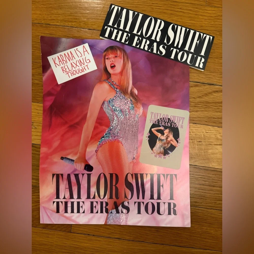 Taylor Swift Eras Tour Movie Cup W Mini Poster LIMITED & Midnights Canvas Poster
